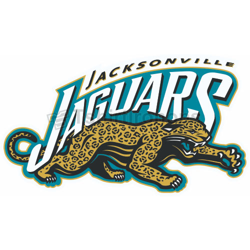 Jacksonville Jaguars T-shirts Iron On Transfers N557 - Click Image to Close